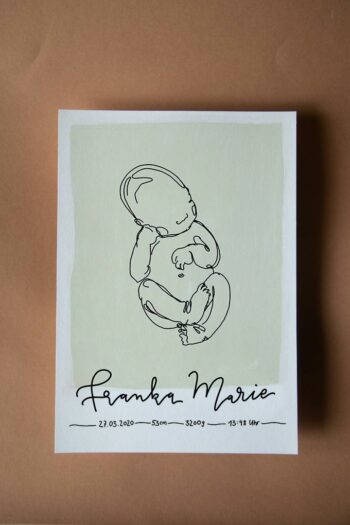 Lineart individuell geburt