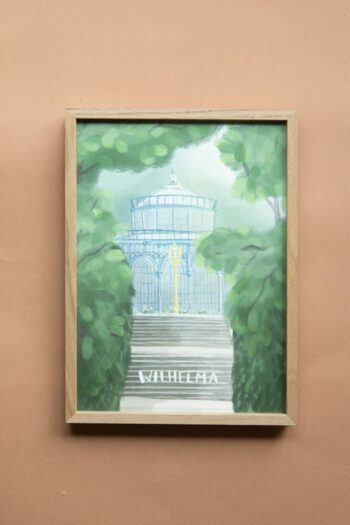 Stuttgart Wilhelma Kunstdruck