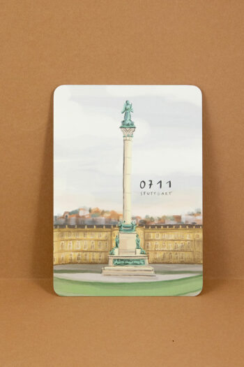 Postkarte Stuttgart Schlossplatz